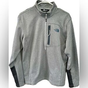 The North Face CANYONLANDS 1/2 Zip Light Gray Fleece Mens